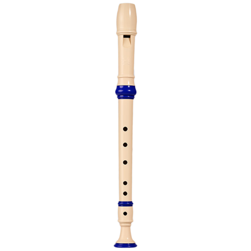 Qimei Xiao Boshi 6-Hole Classroom Instrument Soprano Recorder (Canvas Bag, with Playing Instructions)