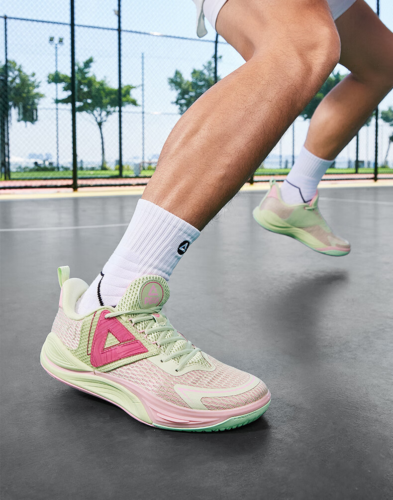 PEAK Taiji Zhufeng 3.0 Basketball Shoes for Men, Summer Wear-Resistant, Shock-Absorbing Sports Shoes, Competition Sneakers DA530351 12
