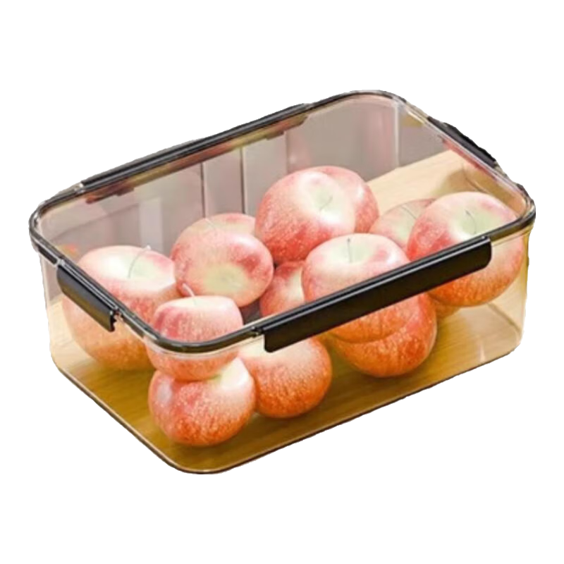KATEI STORY Japanese Refrigerator Storage Box, Food-Grade Specialized Fresh-Keeping Box, Large Capacity Freezer Fruit Organizer, Sealed Container for Vegetables