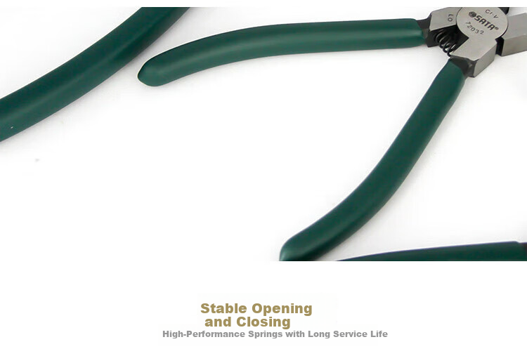 SATA German-Style Straight-Jaw Spring Pliers, 9", 72033 4
