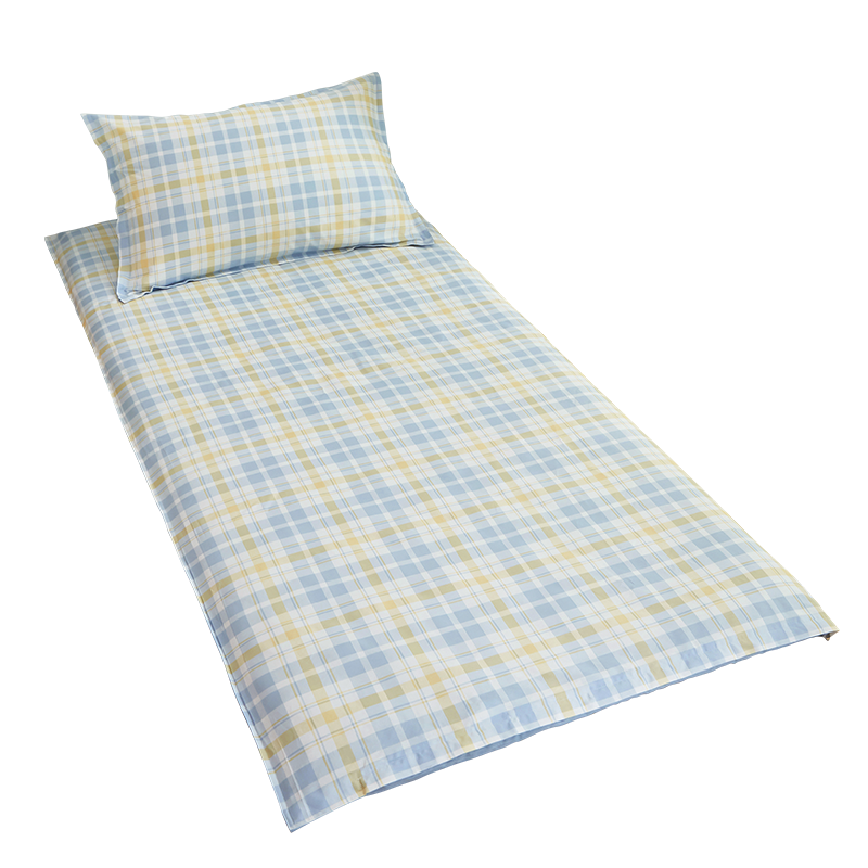 Yunjin Dormitory Mattress Protector, Pure Cotton Fitted Sheet Cover, Fully Enclosed Mattress Cover, Student Mattress Cover, Yinxiang, 90*190cm