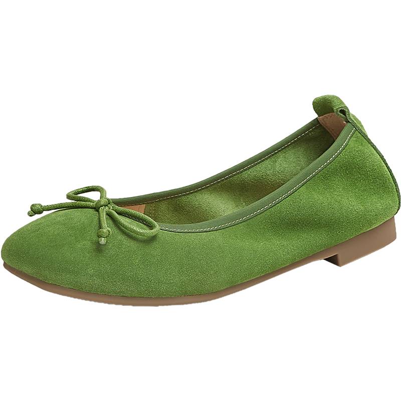 TEENMIX Hou Minghao Recommended Rainbow Soft Candy Soft-Soled Low-Cut Flats, Ballet Mary Jane Shoes for Women, New Style Flat Shoes