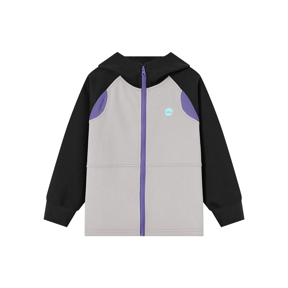 Duoduo Home [Soft and Chewy Q Texture] Children's 2026 Spring Autumn Three-Color Spliced Hooded Jacket Boys Casual Sports Knit Cardigan