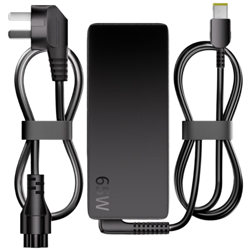 Jichuan Lenovo Laptop Charger, 65W Square Port Power Adapter Cable, 20V3.25A, Suitable for Thinkpad E560 T460s X240 X260 E470