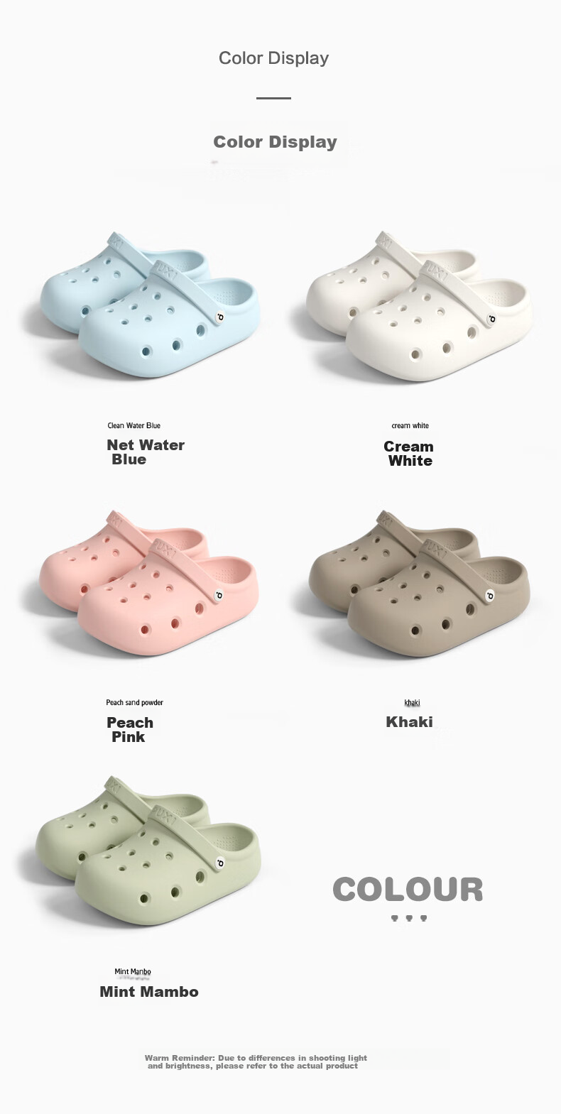 Puxi Kids Clog Shoes Boys Girls Summer Non-Slip Home Wear Large Children Baby Water Blue Size 30-31 (200mm) 3