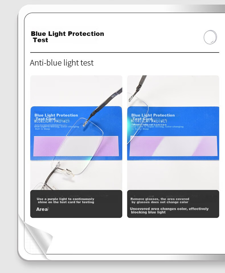 Chuangguo Japanese Imported Reading Glasses, High-End Pure Titanium Eye Protection Brand, Frameless, High-Definition, for Men's Driving, Anti-Blue Light, Authentic Product 12