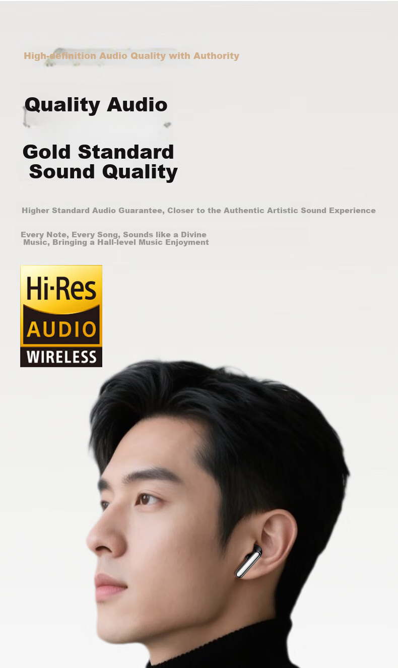 Viken [Hall of Fame Sound | Latest 2026 Model] Bluetooth Earphones, Semi-In Active Noise Cancellation, Wireless High-Quality Music, Ultra-Long Battery Life, Best-Seller Ranking, Compatible with Apple 14