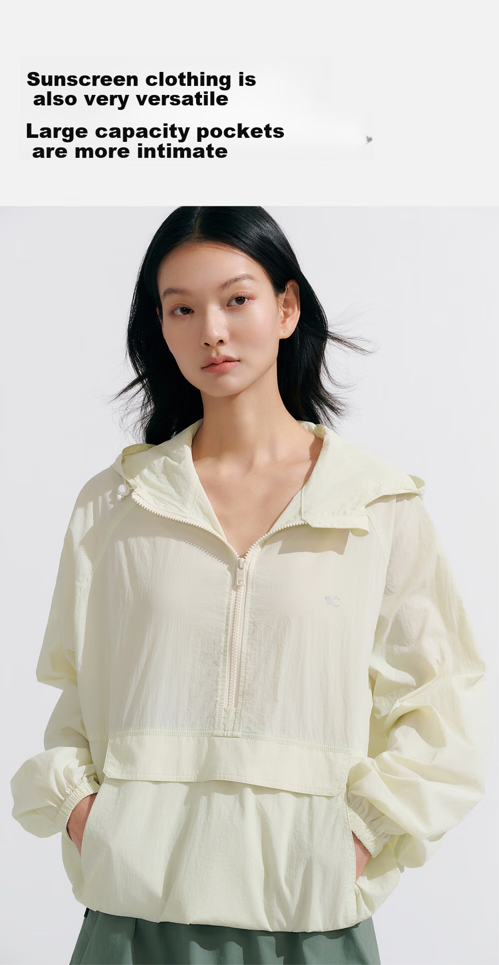 VVC Women's Summer Breathable Fashion UV Protection Skin-Friendly Sun Protection Jacket Water Green XL 8