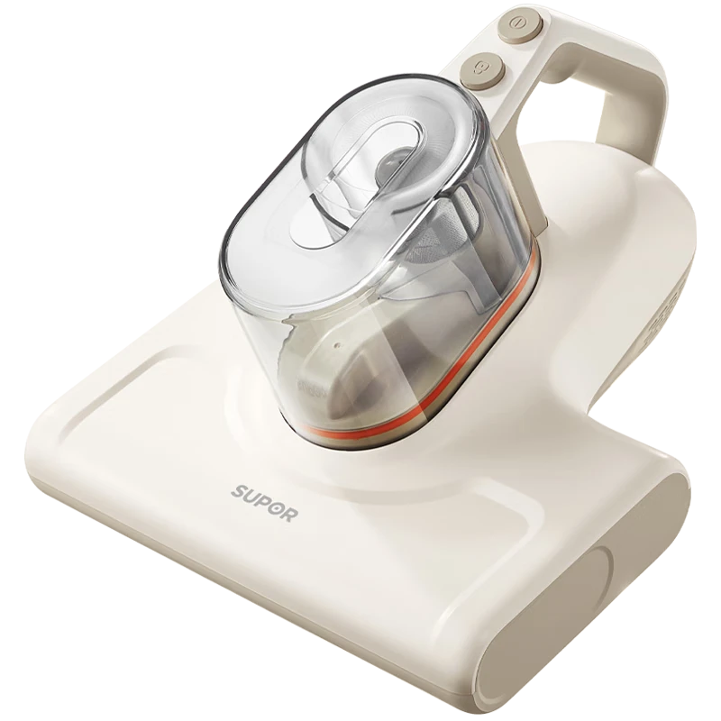 SUPOR Dust Mite Remover Bed, Upgraded Suction Power with Dual Cups for Dust And Mite Separation, 65°C Hot Air Drying, Home-Use Bed Mite Eliminator, Pet Allergy Remover ERC-TT21C