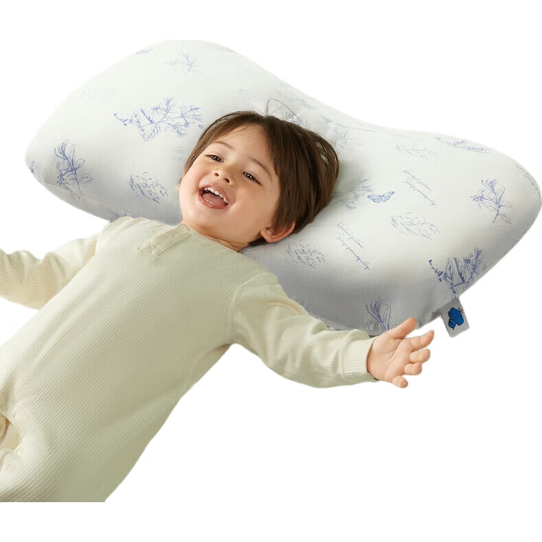 Подушка Babycare Дышащая силиконовая, 54x29 см, Спокойный синий (только наволочка)