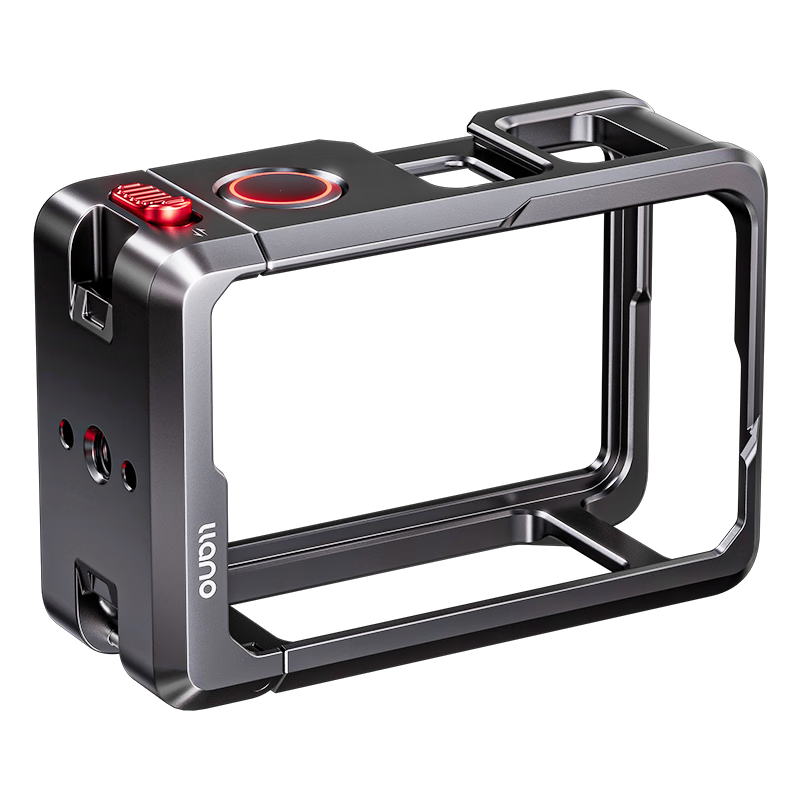 Llano DJI Action5 Pro/4/3 Cage Protective Frame Full Coverage Anti-Drop Quick Release Mount Vlog Photography Expansion Accessory