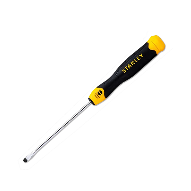 STANLEY Heavy-Duty Flathead Screwdriver 3x75mm Household Screwdriver, Flat Tip, Adjustable Blade, STMT67268