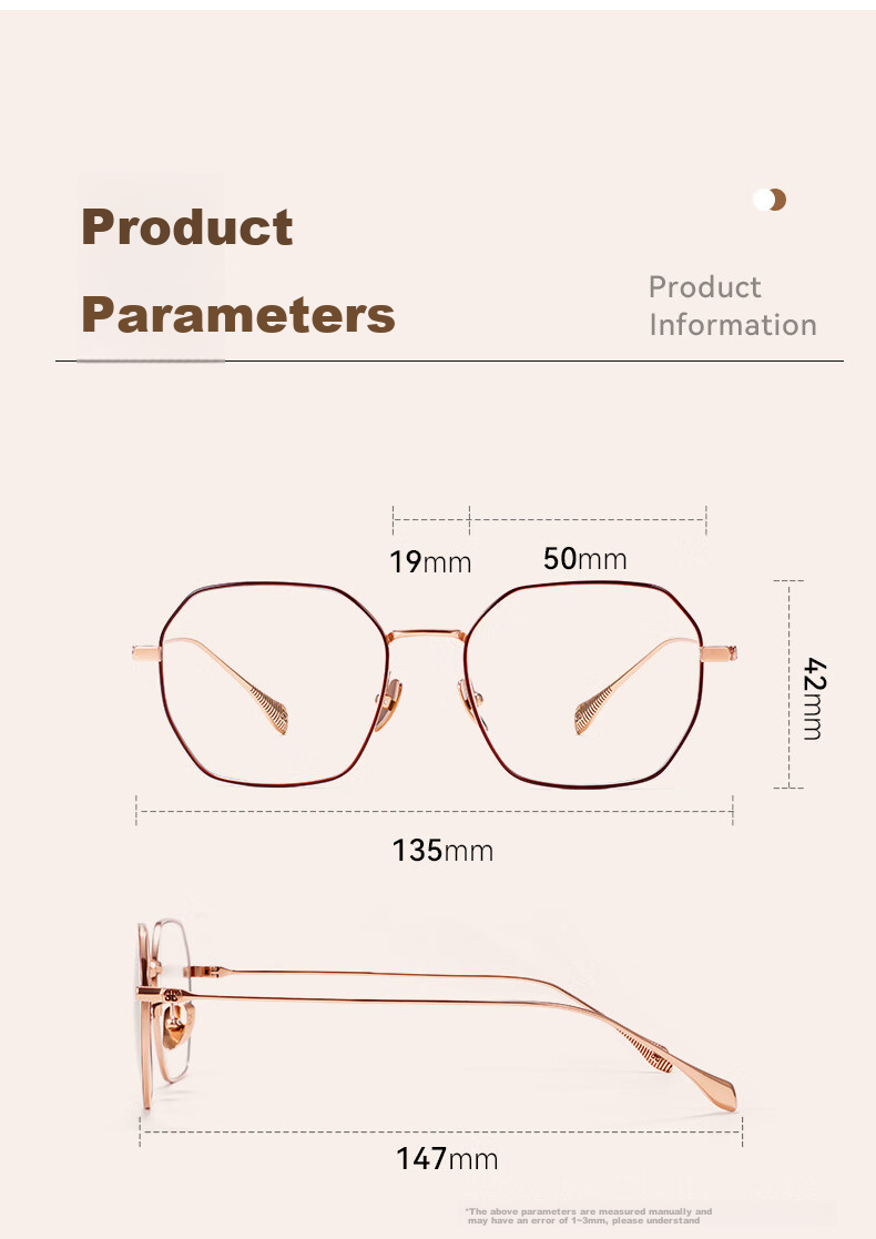 Xiyanghong Anti-Blue Light Reading Glasses, Portable High-Definition, High-Quality Brand Genuine Presbyopic Glasses for Women, A113G, 150 Degrees 11