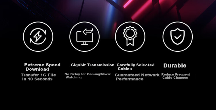 Shengwei CAT6 Gigabit Ethernet Cable, 8-Core Twisted Pair Metal Shielded Patch Cord for Engineering And Home Computer Broadband, Black, 50 Meters, LC-14500G 2