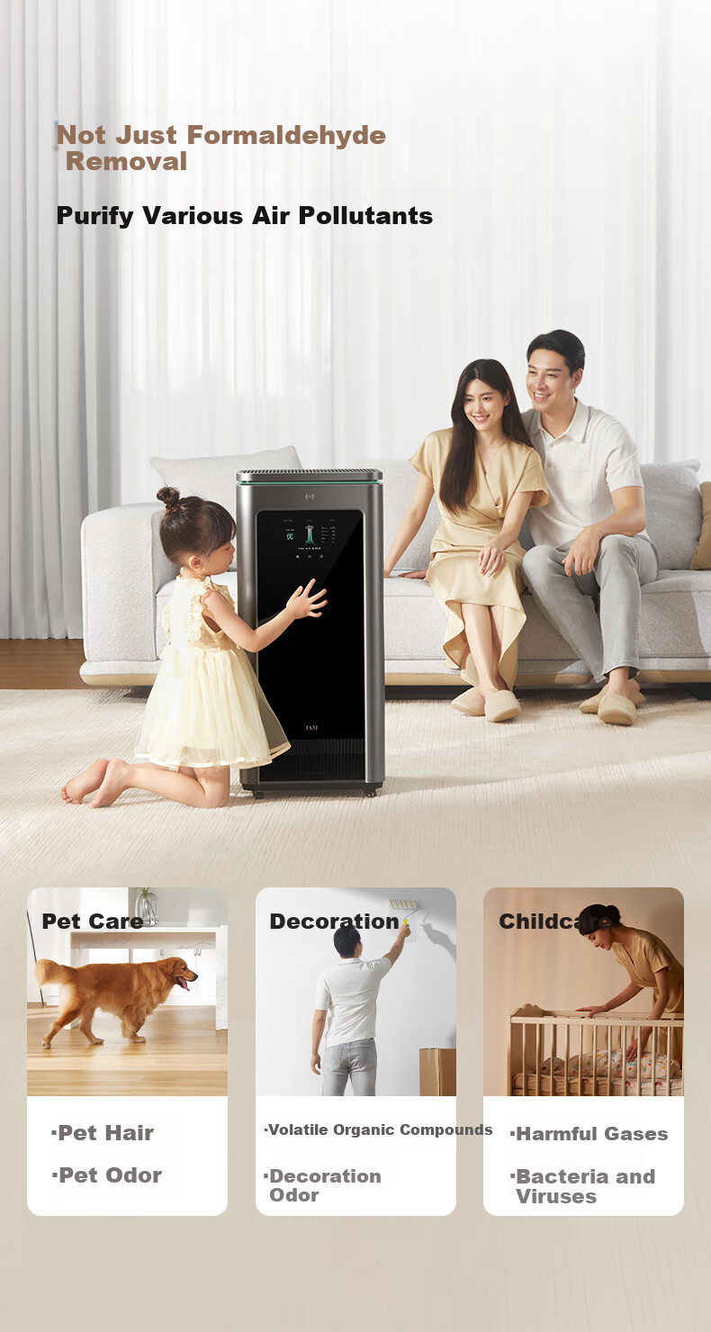 Huawei Zhixuan HarmonyOS Selected IAM Intelligent Disinfection Air Purifier, Huawei X5 Enhanced Version, Long-Lasting Formaldehyde Removal, Bacteria And Virus Elimination, Influenza A Medical-Grade Purification Machine, Gift 7