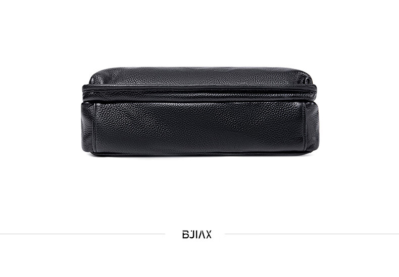BJIAX Genuine Leather Shoulder Crossbody Bag, Cowhide Handbag, Business Casual Men's Bag, Commuter Shoulder Bag, Teacher's Day Gift 4