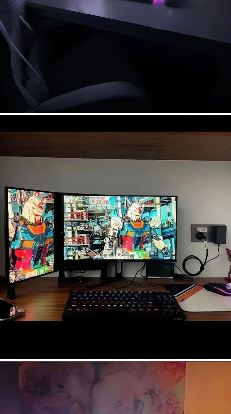 Hakkai Bird Laptop Side Stand Secondary Screen Vertical Holder Upright Floating Cooling Vertical External Base Desktop Rack 7