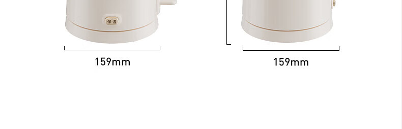 Joyoung ZMD Safe Series 2L Electric Kettle, One-Button Keep Warm, 304 Stainless Steel, Double-Layer Anti-Scald K20FD-W6391 17