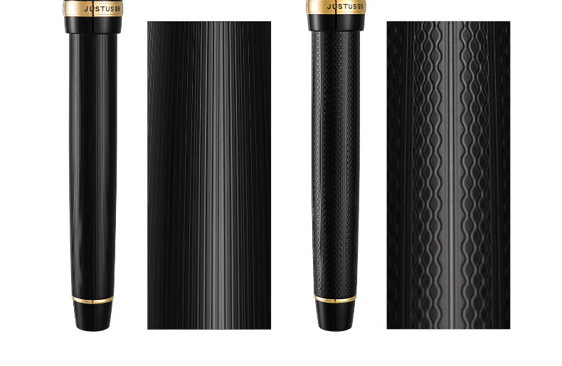 PILOT Justus 95 Gold Fountain Pen Business Office Executive Adult Signature Pen FM Nib Mesh Pattern FJ-3MR-NB-FM-NT 4