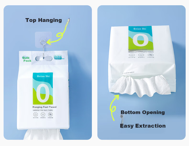Briars Disposable Thick Large Hanging Foot Towel Paper Towel for Home Use 7