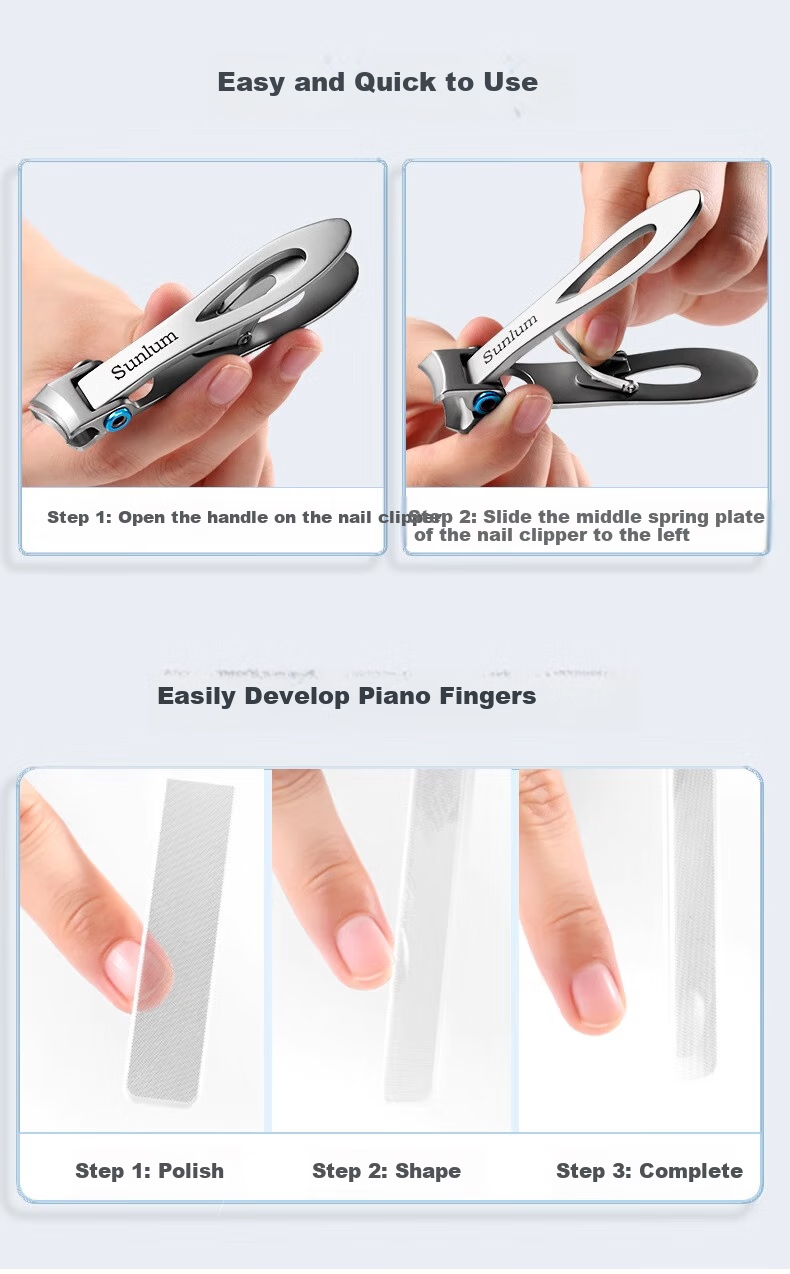 Jinjijia German Nail Clippers, Ingrown Toenail Specialized Nail Scissors, Angled Tool Pedicure Set, Nail Clippers, Nail Pickers, Pointed Tip 13