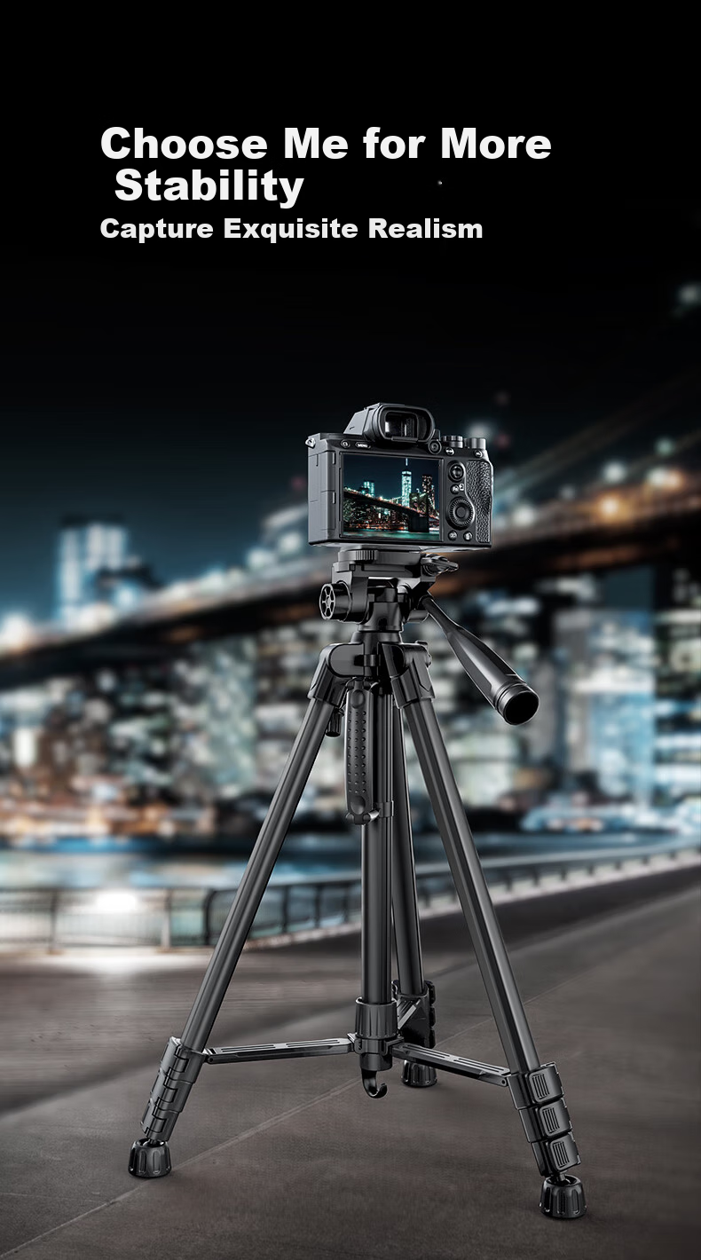 Llano Camera Tripod for DSLR, Mirrorless, Smartphone And Action Cameras Professional Grade Support Suitable for DJI Pocket 3, Fuji, Nikon, Sony Anti-Shake Shooting Tripod Portable Live Streaming 10