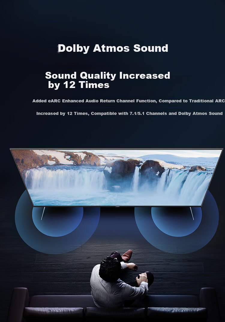 CHOOSEAL HDMI Cable Version 2.1, 8K60Hz High Definition, Graphene Shielding, Computer Laptop Monitor Projector Video Connection Cable, 1.5 Meters, QS8217T1D5 4