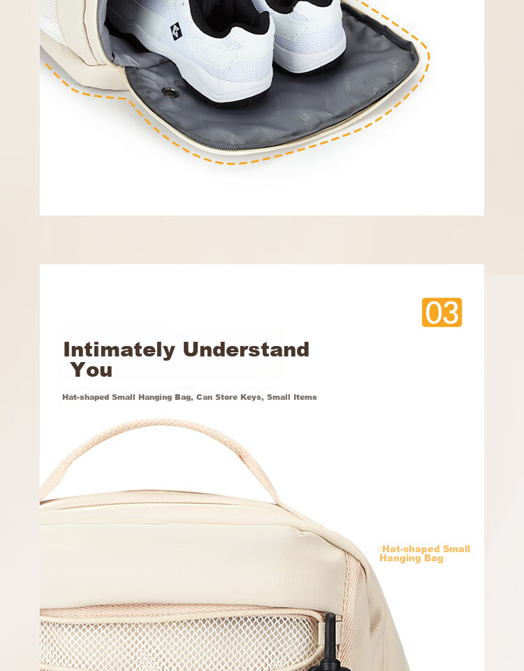 KUMPOO Badminton Bag, Fashionable Simple Versatile Casual Backpack, Multifunctional Sports Bag KB-521 5