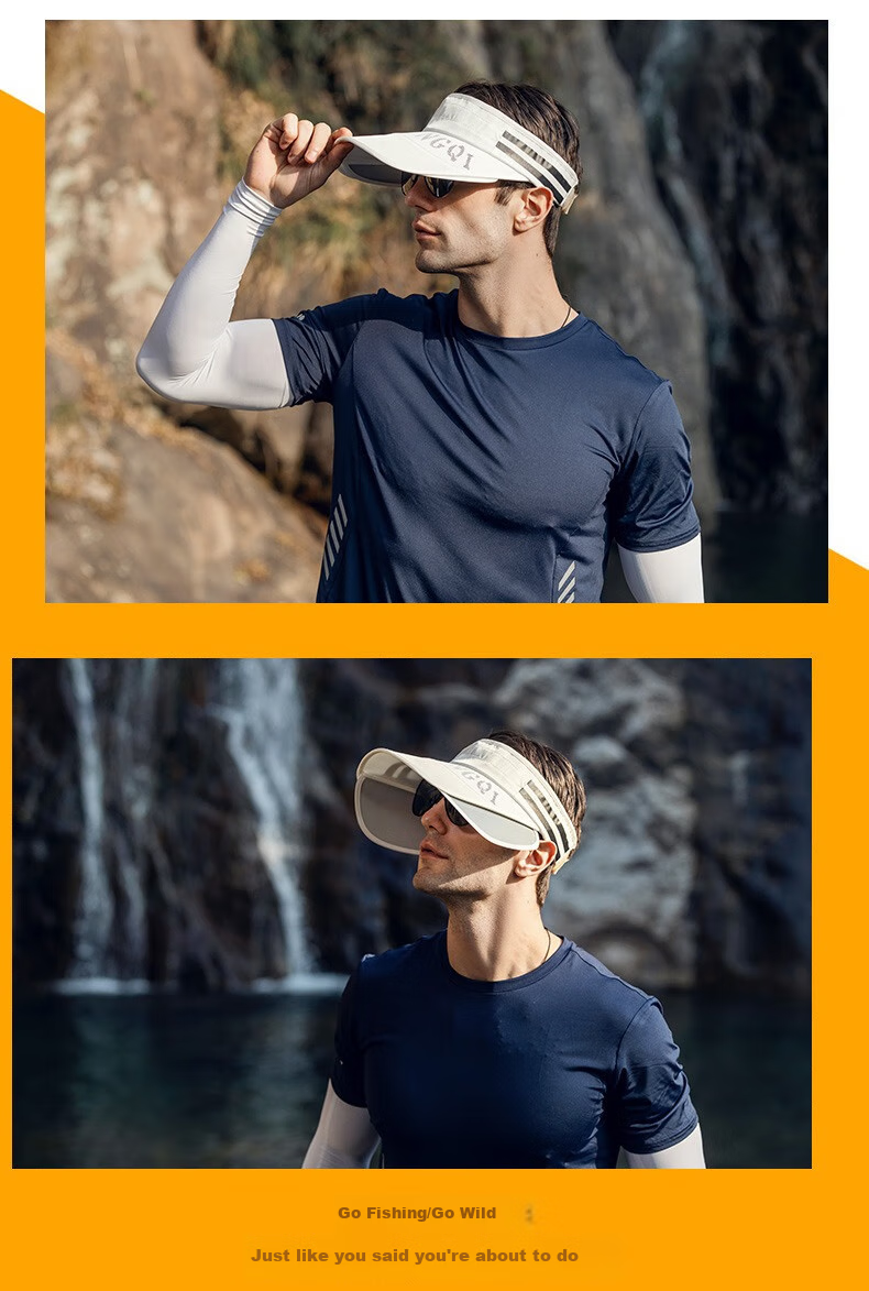 Jiancai Sun Hat for Women, Summer Visor Sun Hat, Outdoor UV Protection Beach Cool Cap, Wide Brim Sun Protection Hat for Me 12