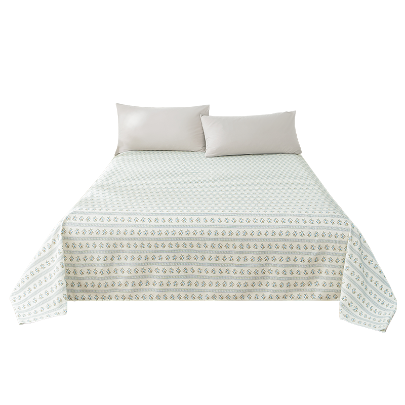 JD Jingzao Coarse Cloth Bed Sheet Single Piece Class A Skin-friendly Breathable Comfortable Durable 150*210cm Huadian