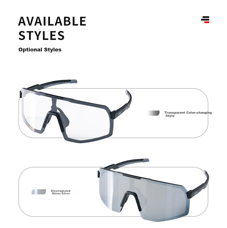 PEAK Cycling Glasses with Photochromic Lenses for Nearsighted Men And Women, Outdoor Sports Running Bicycle Windproof Sandproof Day And Night Dual-Use Goggles 2