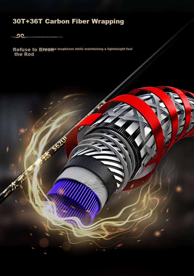 Erciyuan Lure Rod, Micro Lure Fishing Rod, UL Soft Action Solid Tip Fishing Rod, 1.68 Meters with Pistol Grip, Left-Handed Set 6