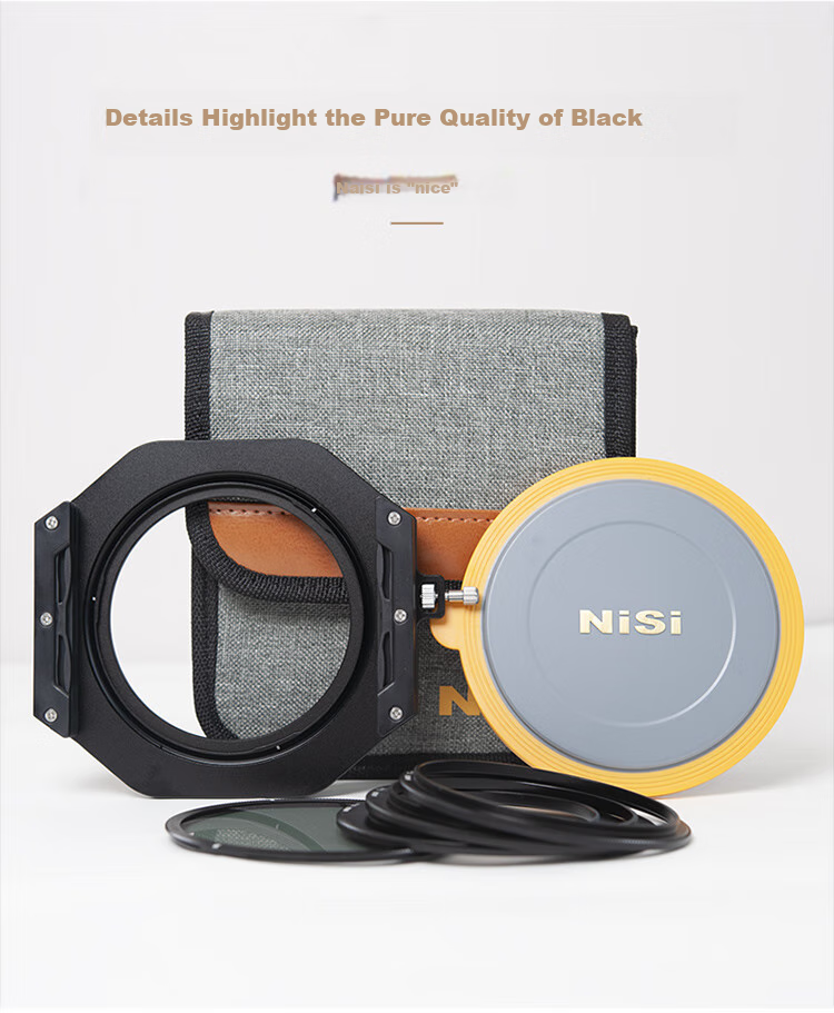 NiSi 100mm Square Lens Storage Bag, Square Filter Insert Storage, Landscape Photography DSLR Square Lens, ND Filter GND Gradient Filter PL Polarizer 11