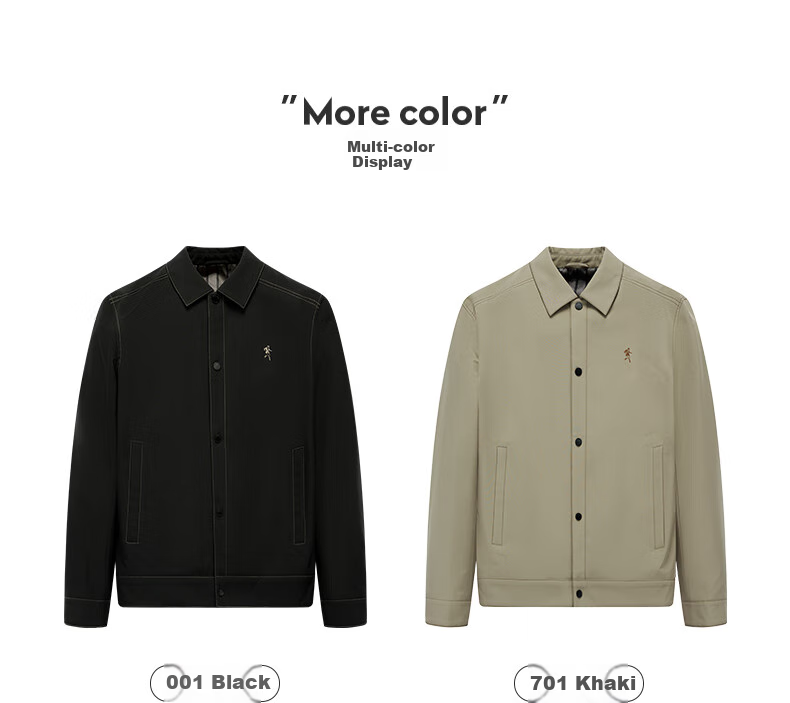 DANCING WOLVES Fashion Stitching Trendy Lapel Casual Jacket Men 001 Black 190 6