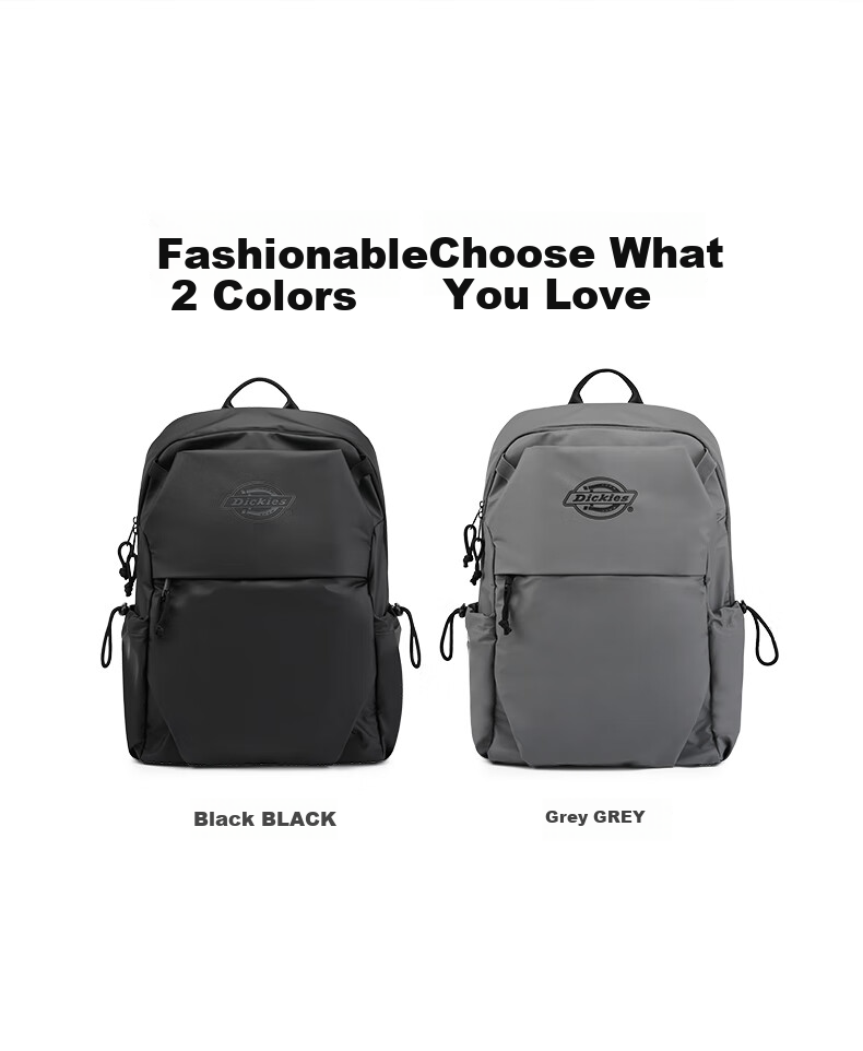 Dickies Backpack, Unisex Shoulder Bag for Commuting, Business Trips And Travel, Simple Design, Fits 15.6-Inch Laptop 9