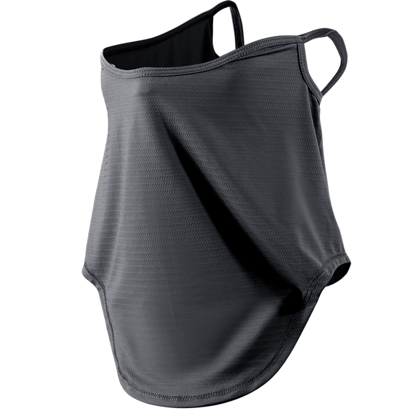 ZHANSHUNIAO Wide Brim Loose-Fit Sun Protection Full Face Mesh Mask UV Protection Ice Silk Neck Gaiter for Men Fishing Cycling