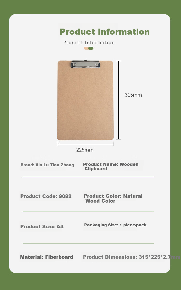 TANGO Office Writing Clipboard A4 Metal Strong Clip Plastic File Folder Writing Board Report Folder Blue with Scale Office Stationery Supplies 3C Digital Full Network Low Price 1