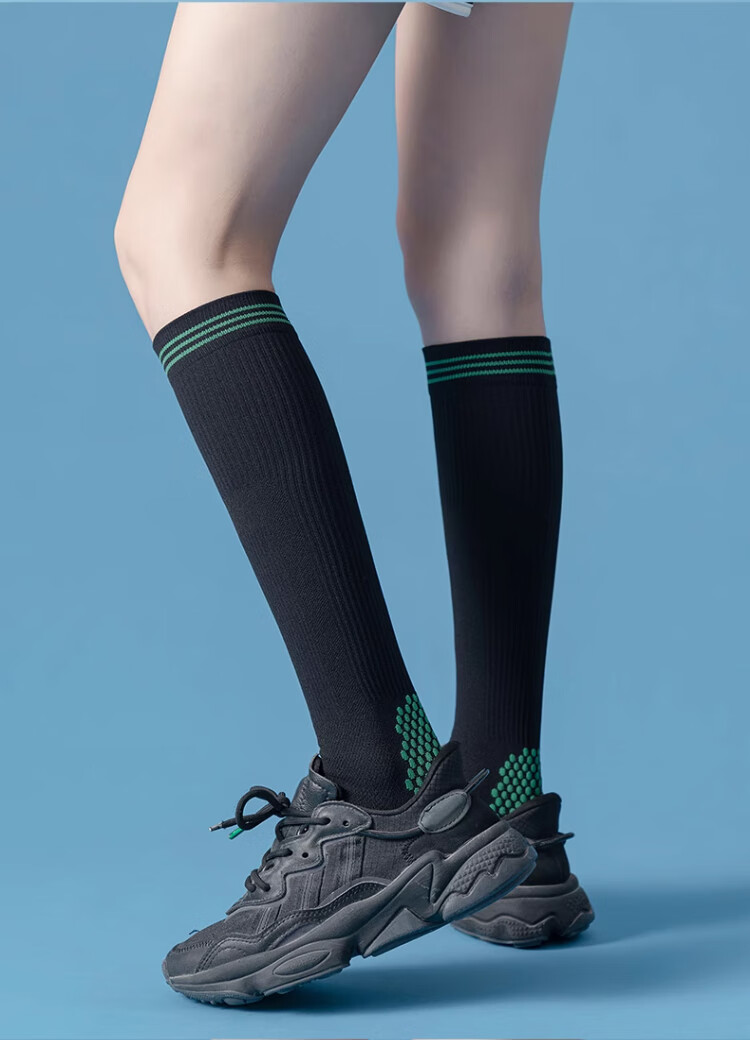 Dewick Compression Sports Calf Socks for Men and Women, Muscle Running, Cycling, Jump Rope, Mountaineering, Fitness, 2 Pairs, Size 41-46 2