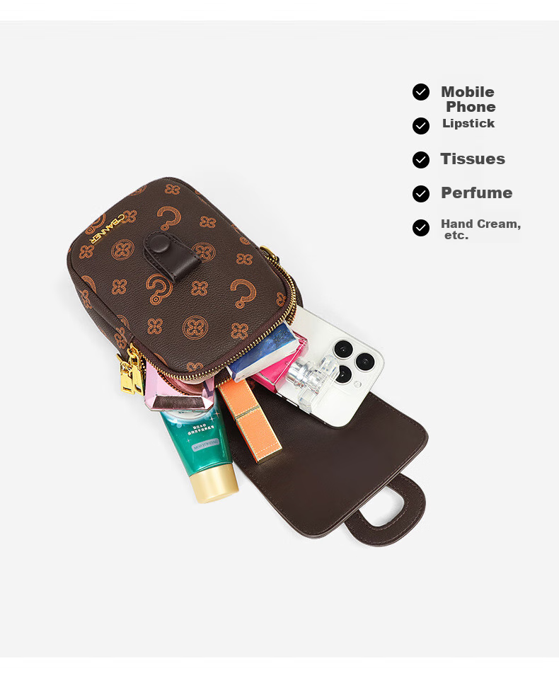 C.BANNER Women's Handbag, Light Luxury Phone Bag, Shoulder Crossbody Bag, Work Commute Birthday Mother's Day Gift, Practical Present for Mom 7