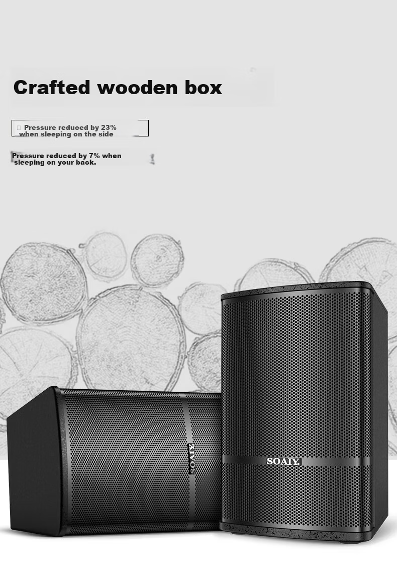 Soaiy Conference Room Audio System Set, 8-Inch Home KTV Background Training Dedicated Microphone Equipment System, Bluetooth Amplifier Wall-Mounted Speaker M38 5