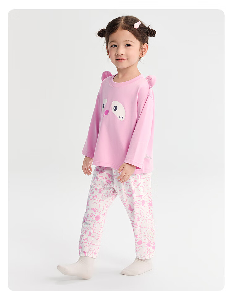 BALABALA Baby Pajama Set, Autumn Season, for Boys And Girls, Home Wear, Suitable for Going Out, Cute Design for Toddlers, 209325171201 11