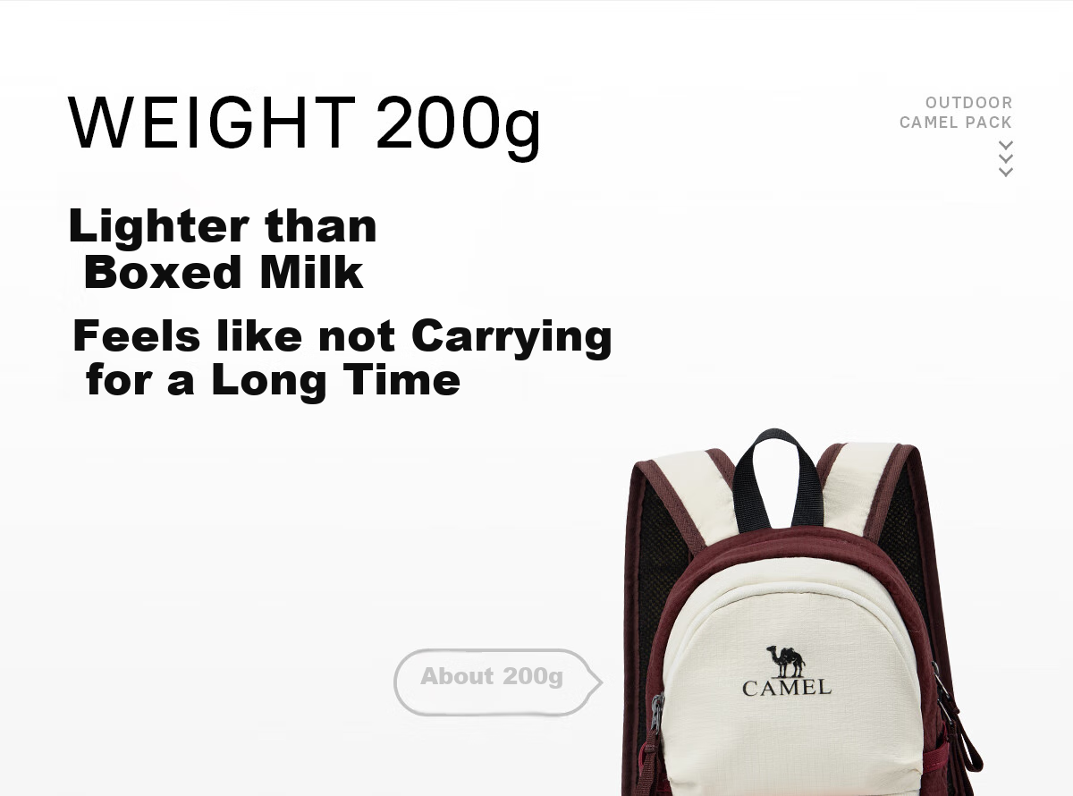 CAMEL Commuter Casual Backpack, Travel Lightweight Bag, Laptop Bag, Hiking Backpack 575B741036, Twilight Purple 12