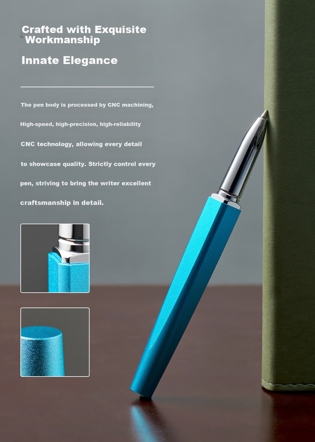 KACO [Gift for Teachers] Premium Signature Pen 0.5mm Black Ballpoint Pen Birthday Gift for Men And Women Business Gift Gold 3