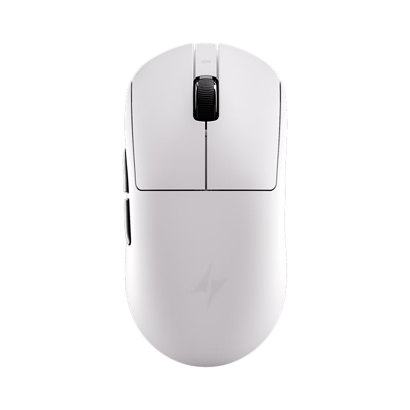 ATK Dabing A9 Wireless Mouse for Gaming And Office Use, Wired/Bluetooth/2.4G/RGB Three-Mode Connection, Lightweight Symmetrical Minimalist Design, A9 Plus, White