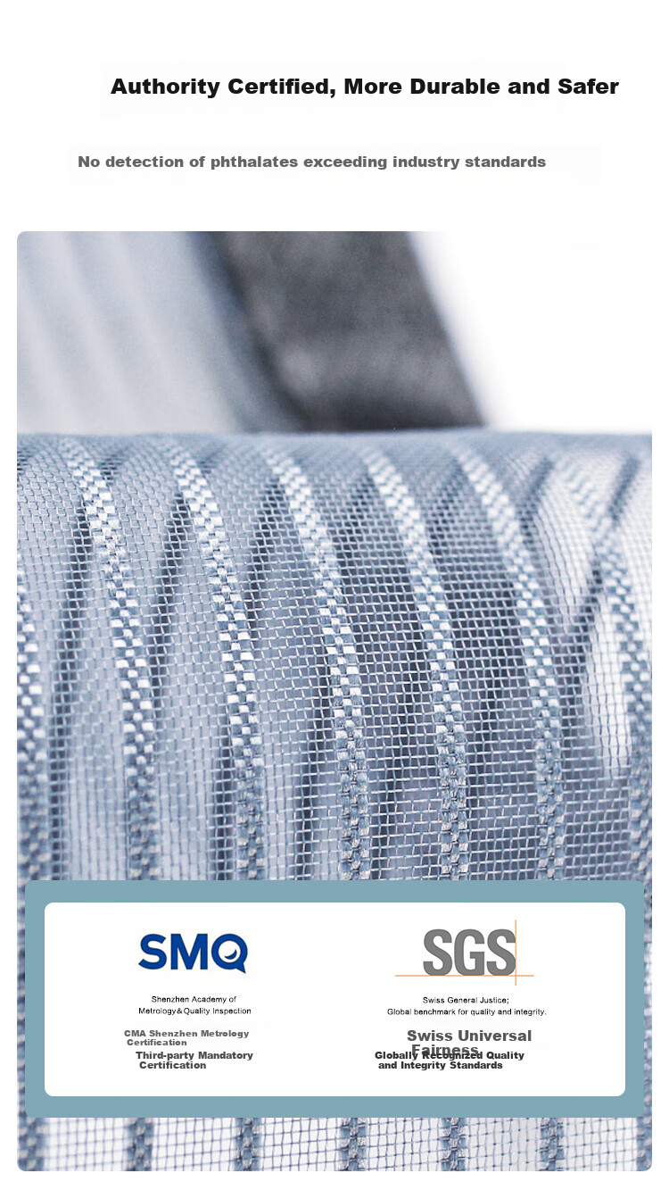 JD Original Jingang Mesh Summer Mosquito Door Curtain, Magnetic No Drilling Required, Living Room Partition Curtain with Full Magnetic Blocks, Gray, 90*210cm 5