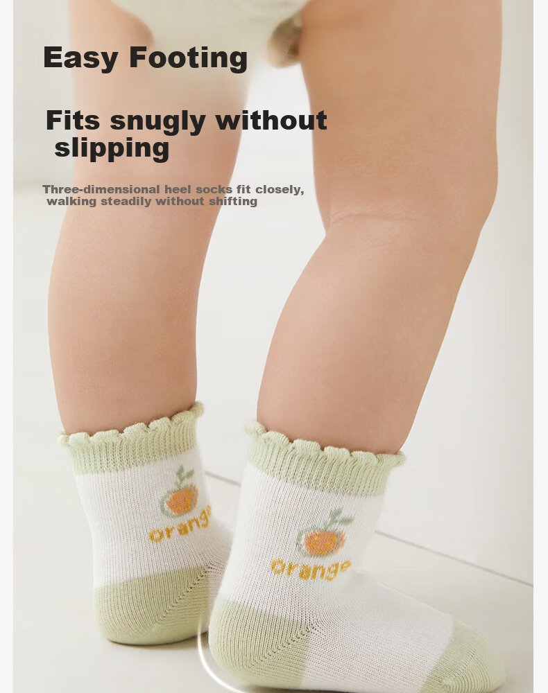 Shiyuejiejing Baby Socks, Summer Mid-Calf Socks for Boys And Girls, Newborn Cotton Socks, Breathable Children's Socks, All-Season Class A 12
