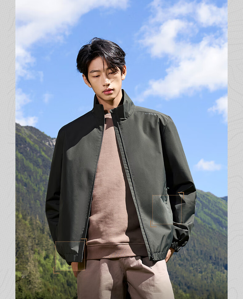 361° Men's Jacket, Spring And Summer, Water-Repellent, Stand-Collar, Sports Outdoor Jacket, Windbreaker for Men, 652534603-1 9