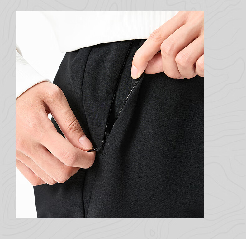 361° Women's Autumn Winter Water-Repellent Outdoor Fleece-Lined Straight-Leg Casual Pants 662534701-3 3