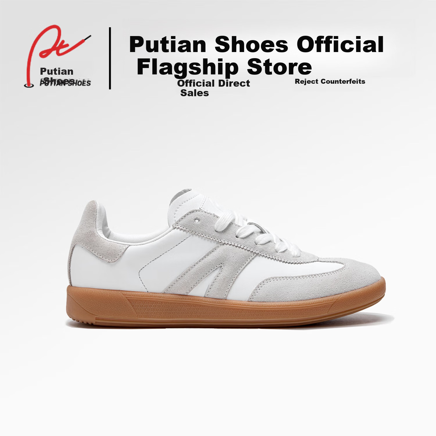 Putianxie Retro Training Shoes for Men And Women, Couples' Casual Shoes, Odor-Resistant Lightweight Sports Running Shoes, Niche Sneakers, Size 205