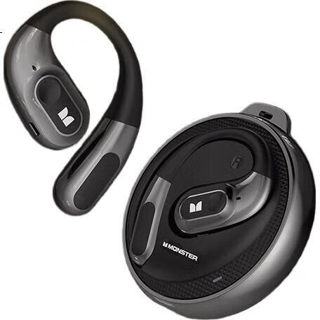 Monster AC330 Open-Ear Bluetooth Headphones, беспроводные наушники с шумоподавлением, золотистый